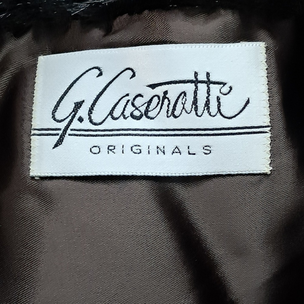 Vintage G. Caseratti Originals Faux Fur Coat Brown Modacrylic USA Made 18W - Picture 4 of 11